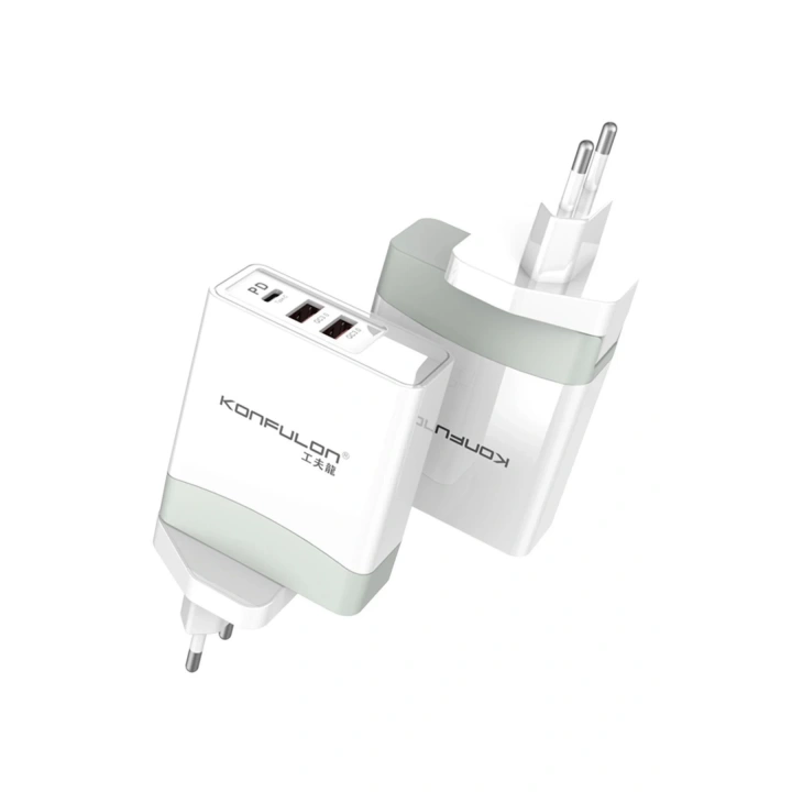 BFS C56Q 2 USB Type-C 3.0 Quick PD 30W Seyahat Şarj Cihazı