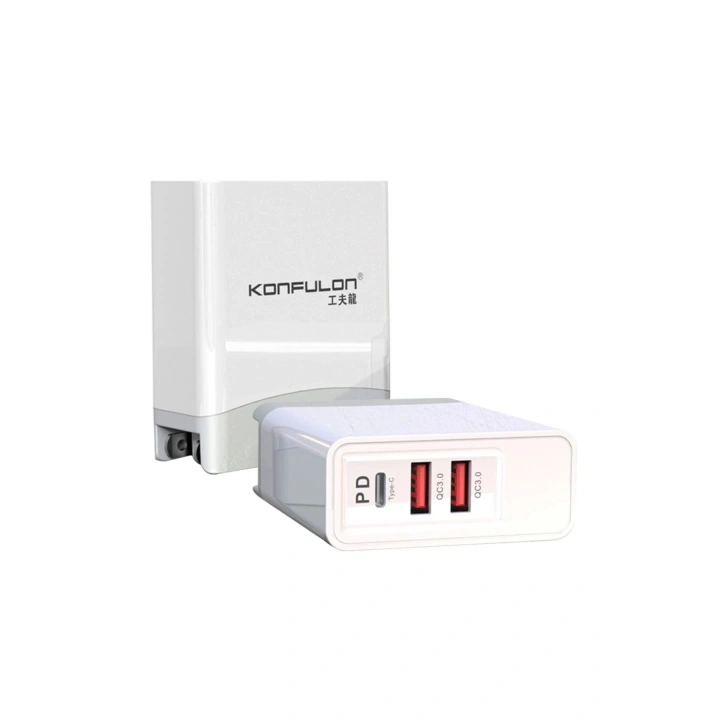 BFS C56Q 2 USB Type-C 3.0 Quick PD 30W Seyahat Şarj Cihazı