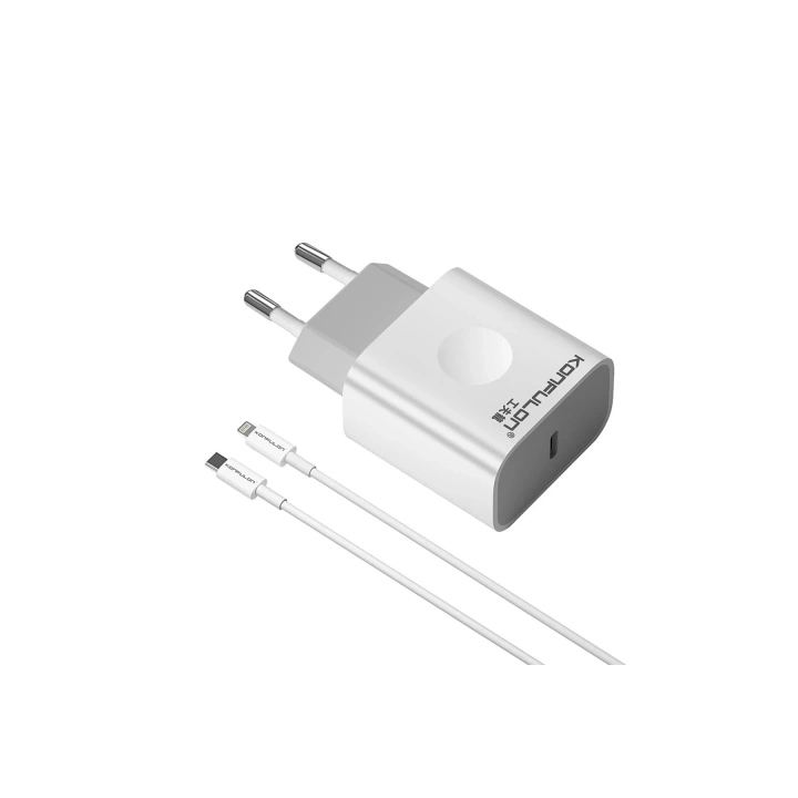 BFS C69D 20W + DC13 1M 20W Type-C to Lightning Kablolu PD Şarj Cihazı