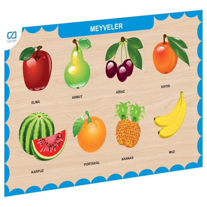 BFS  CAAHS-3206 CA GAMES AHŞAP MEYVELER BUL-TAK