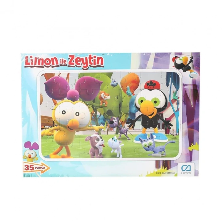 BFS   CAFRM-5082-5083 Limon ile Zeytin Frame Puzzle 35 Parça
