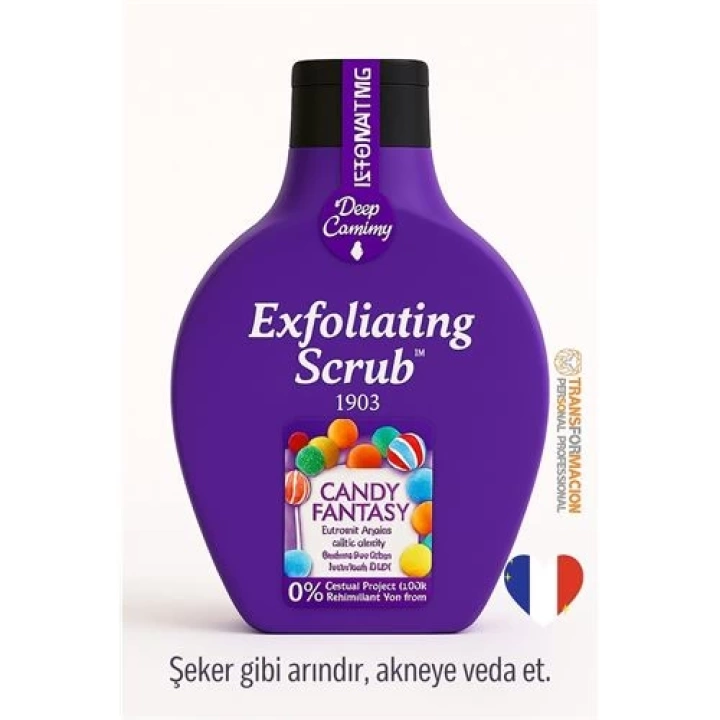 BFS  Candy Fantasy Peeling Jel – 1903 Serisi, Renkli & Eğlenceli Scrub 500 ml