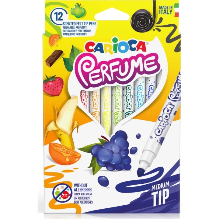 BFS   Carioca Kokulu Keçeli Boya Kalemi 12Li