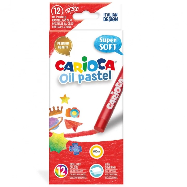 BFS   Carioca Yağlı Pastel Boya Kalemi 12Li