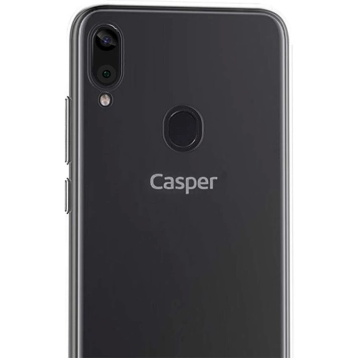 BFS  Casper Via E3 Kılıf Lüx Şeffaf Silikon - Şeffaf