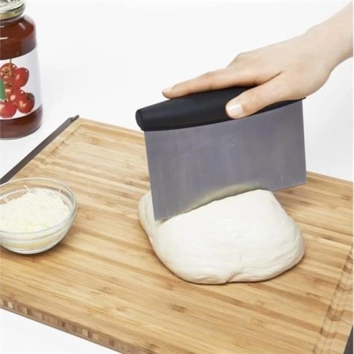 BFS  Çelik Hamur Kesici Kazıyıcı Pasta Kek Dekorasyon Spatula Aleti