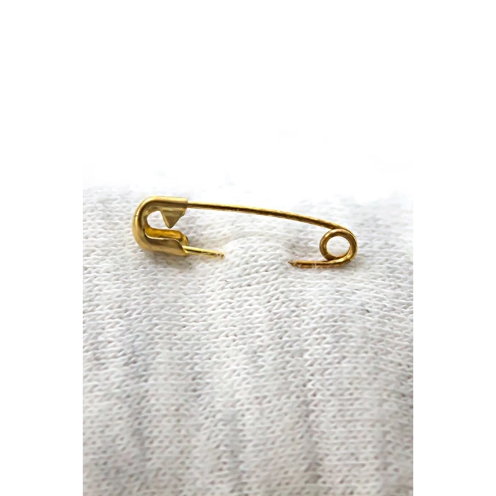 BFS Çengelli İğne 3 cm Altın Renk 50 Adet