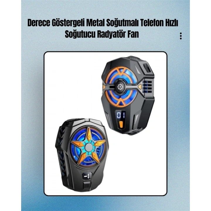 BFS Cep Telefonu Radyatörü – Type-C, 2 Vitesli, Sessiz Soğutma Fanı
