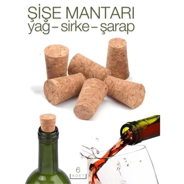 BFS Cicchino Şişe Mantarı 6 lı Paket