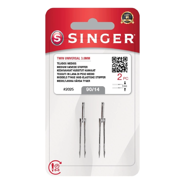 BFS Çift İğne 3Mm. (2Li Blister/14 No.)