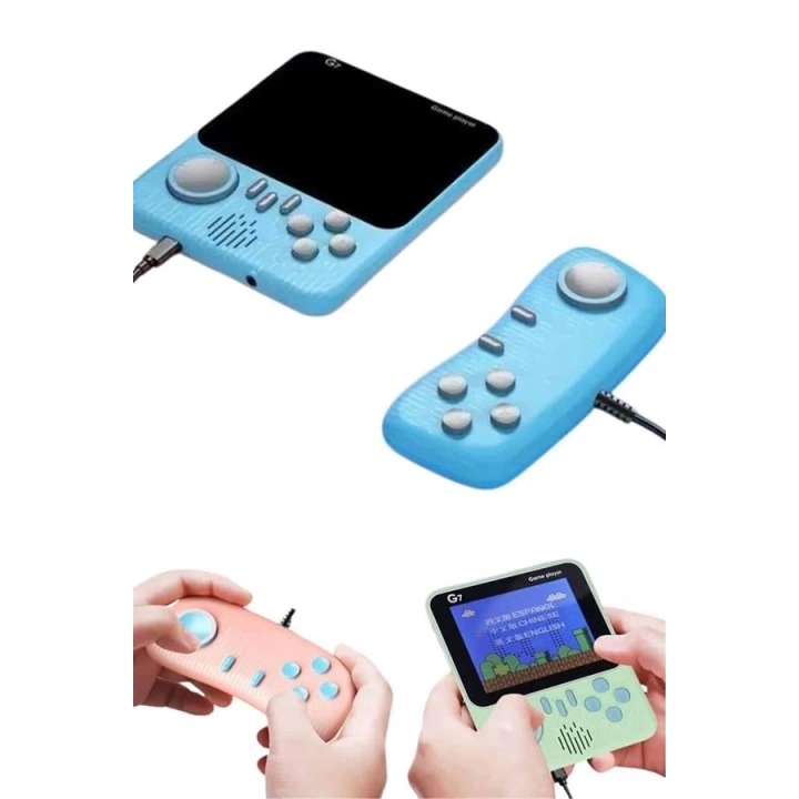 BFS Çift Konsol 666 Adet Retro Oyun El Atarisi Taşınabilir 3.5 İnç Ekran