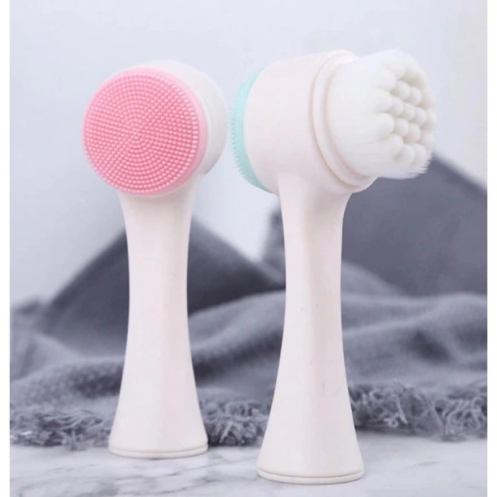 BFS Çift Taraflı 3D Yumuşak Yüz Bakım Fırçası