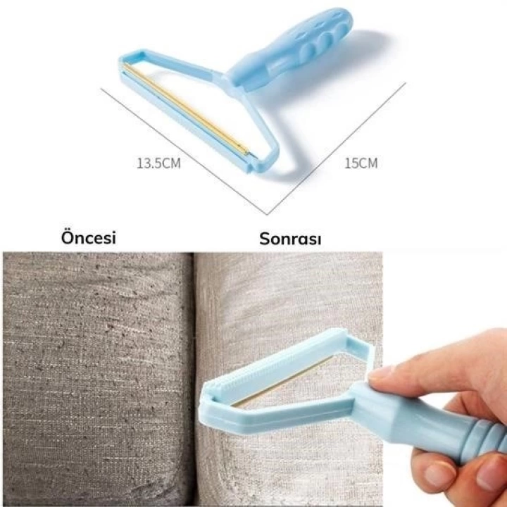 BFS  Çift Taraflı Elbise Kazak Plastik Kumaş Tüy Alma ve Tiftik Temizleyici Toplayıcı Taşınabilir