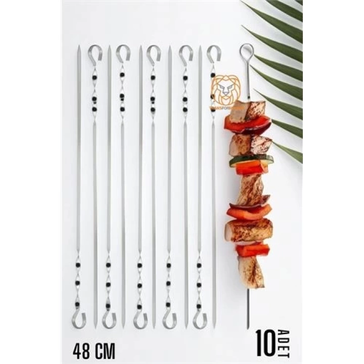 BFS Ciğer Şiş Çubukları 48 cm 10 Adet
