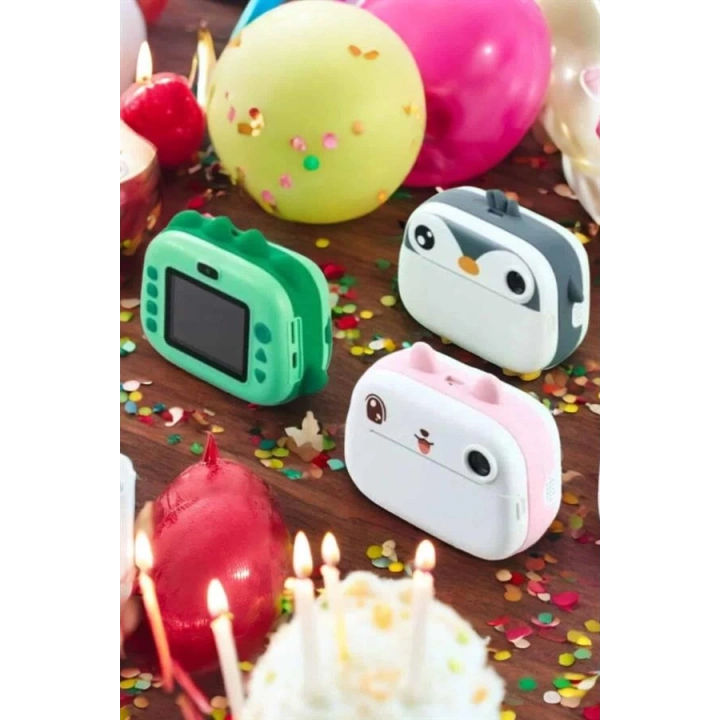 BFS Çocuklar için Fotoğraf Makinesi Anlık Baskı Makinesi HD Görüntü Kalitesi