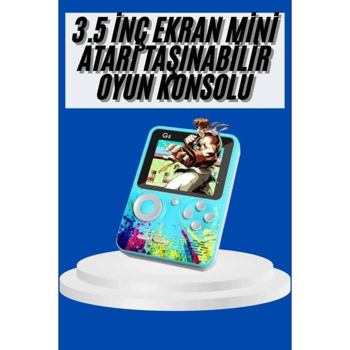 BFS Çocuklara Özel 4K HD Retro Oyun Konsol El Atari Taşınabilir 500 Oyunlu