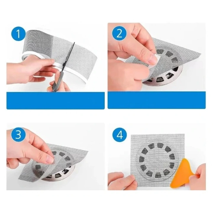 BFS Çok Amaçlı Gider Süzgeci ve Sineklik Tamir Kiti 10 cm * 4 metre