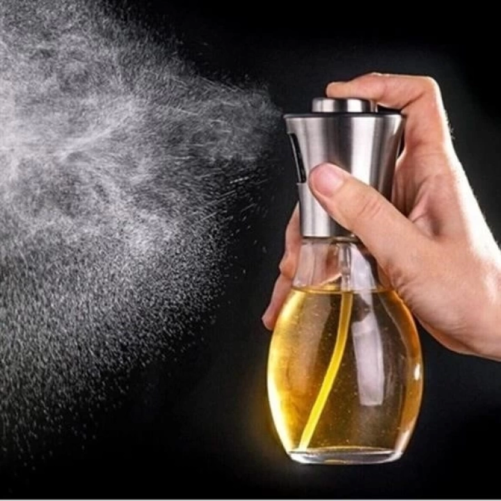 BFS  Çok Amaçlı Spreyli Sızdırmaz Cam Şişe Yağdanlık Limon Sirke Sos Püskürtücü Dağıtıcı Sprey