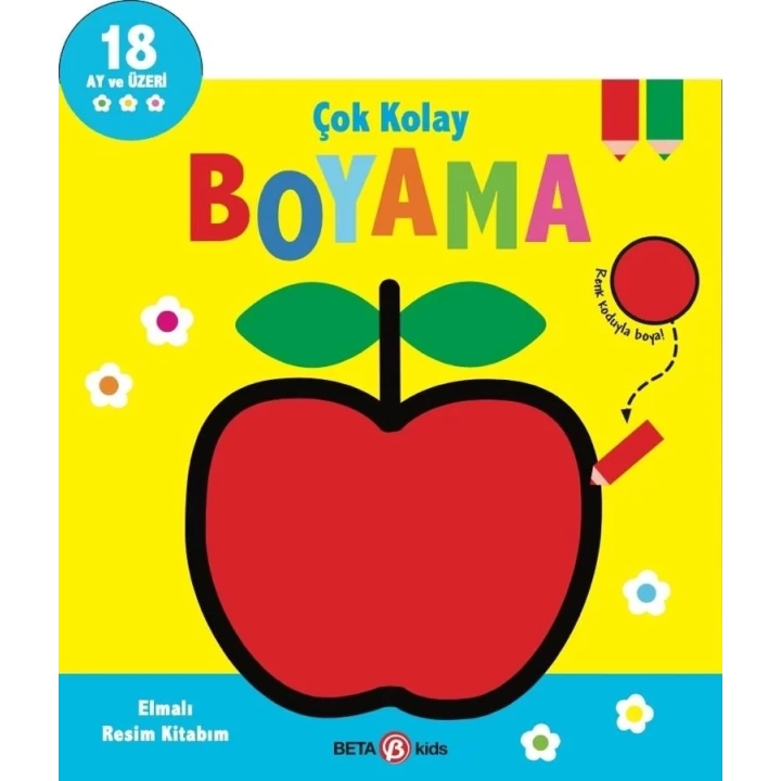 BFS  Çok Kolay Boyama Elmalı Resim Kitabım