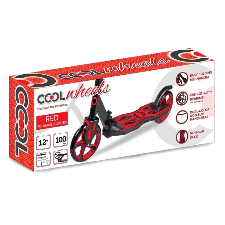 BFS   Cool Wheels Scooter Kırmızı