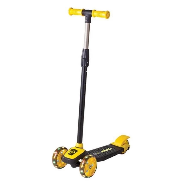 BFS   Cool Wheels Twist Led Işıklı 3 Tekerlekli Scooter Sarı