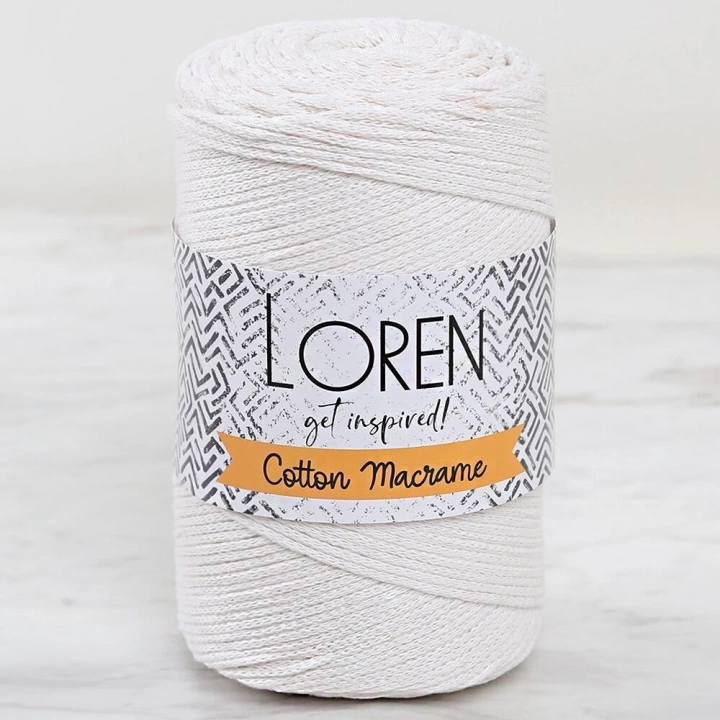 BFS  Cotton Macrame Açık Krem - 702 - 34364