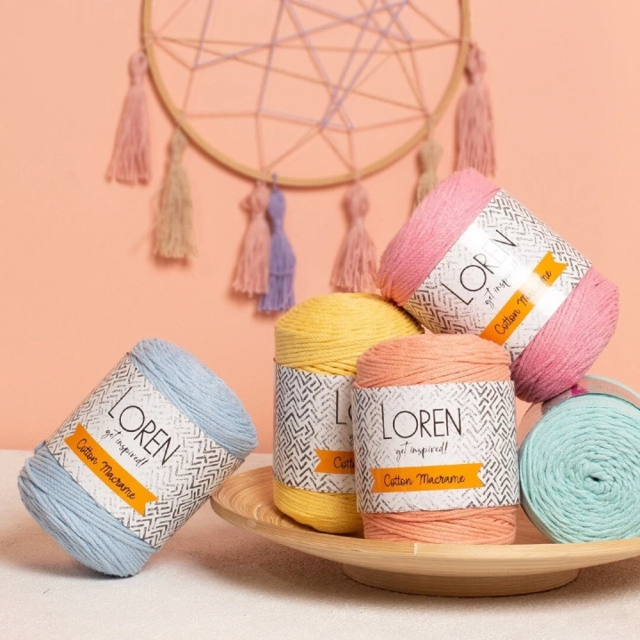BFS  Cotton Macrame Kırmızı - R095 - 34374