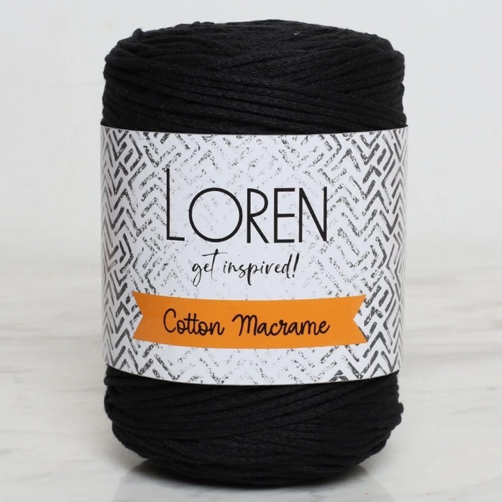 BFS  Cotton Macrame Siyah - R004 - 34359
