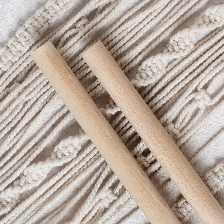 BFS  Crafts 2 Adet 40 cm Makrome Çubuğu 20mm