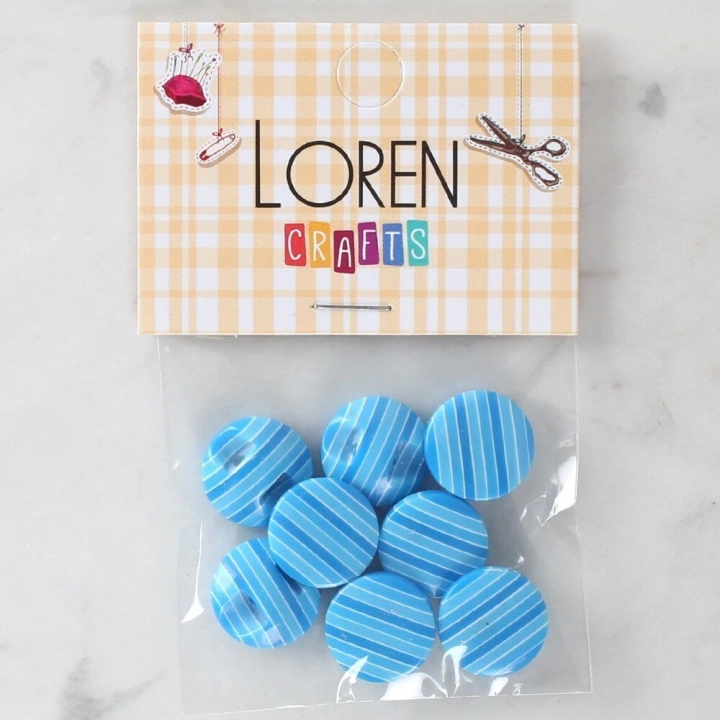 BFS  Crafts 8li Desenli Düğme - 1099