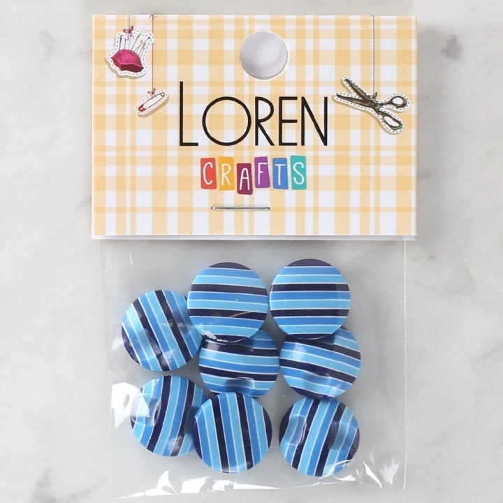 BFS  Crafts 8li Desenli Düğme - 1101