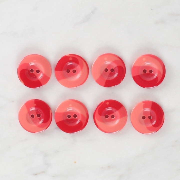 BFS  Crafts 8li Düğme Kırmızı - 1128