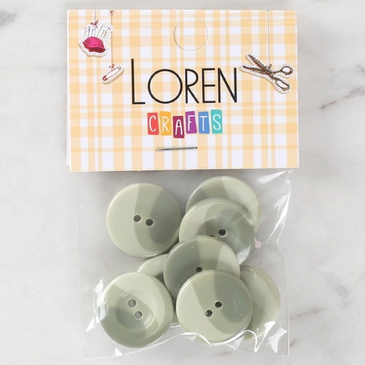 BFS  Crafts 8li Düğme Yeşil- 1127