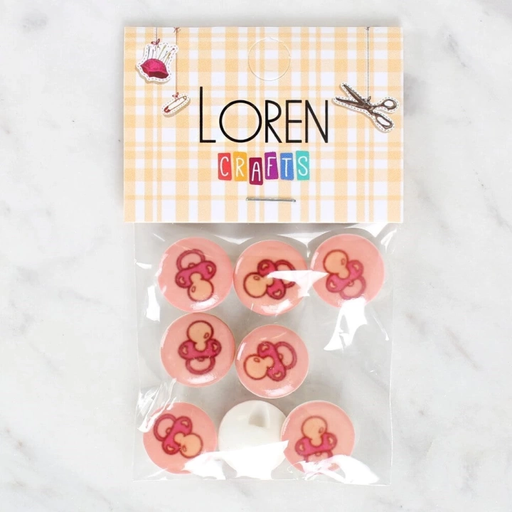 BFS  Crafts 8li Emzik Düğme - 1006