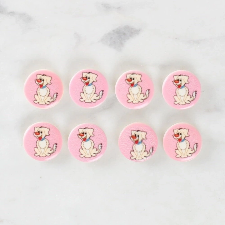 BFS  Crafts 8li Köpek Düğme - 1032
