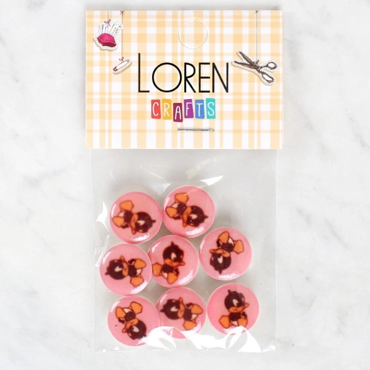 BFS  Crafts 8li Ördek Düğme - 1202
