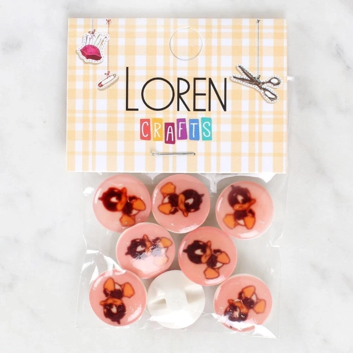 BFS  Crafts 8li Ördek Düğme - 1206