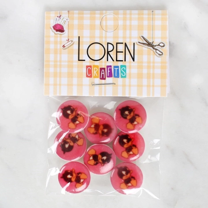 BFS  Crafts 8li Ördek Düğme - 1209