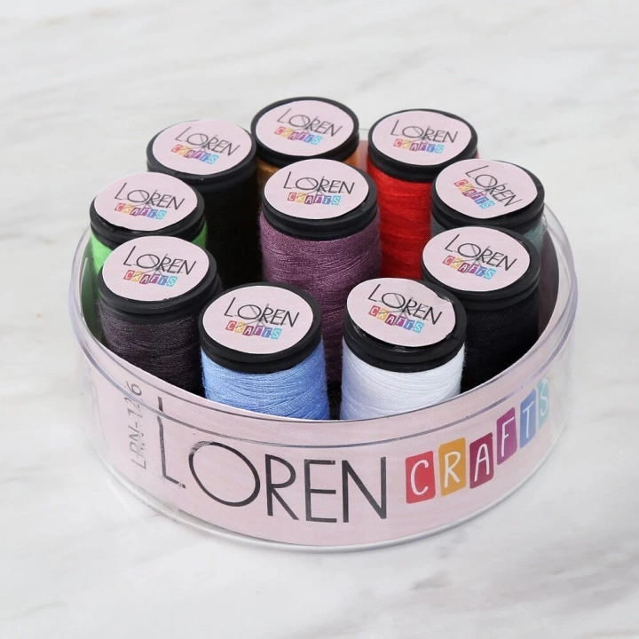 BFS  Crafts Dikiş İpliği Seti Büyük 10 Renk LRN -