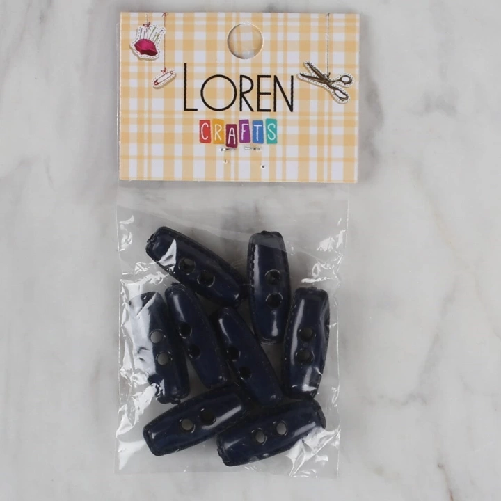 BFS  Crafts lacivert 8 li çoban düğmesi - 95