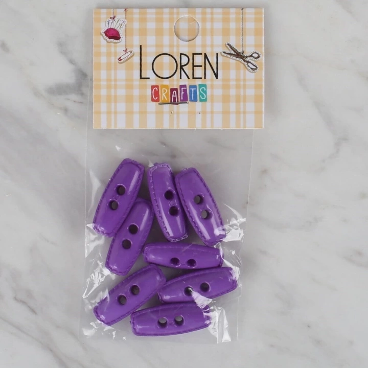 BFS  Crafts mor 8 li çoban düğmesi - 90