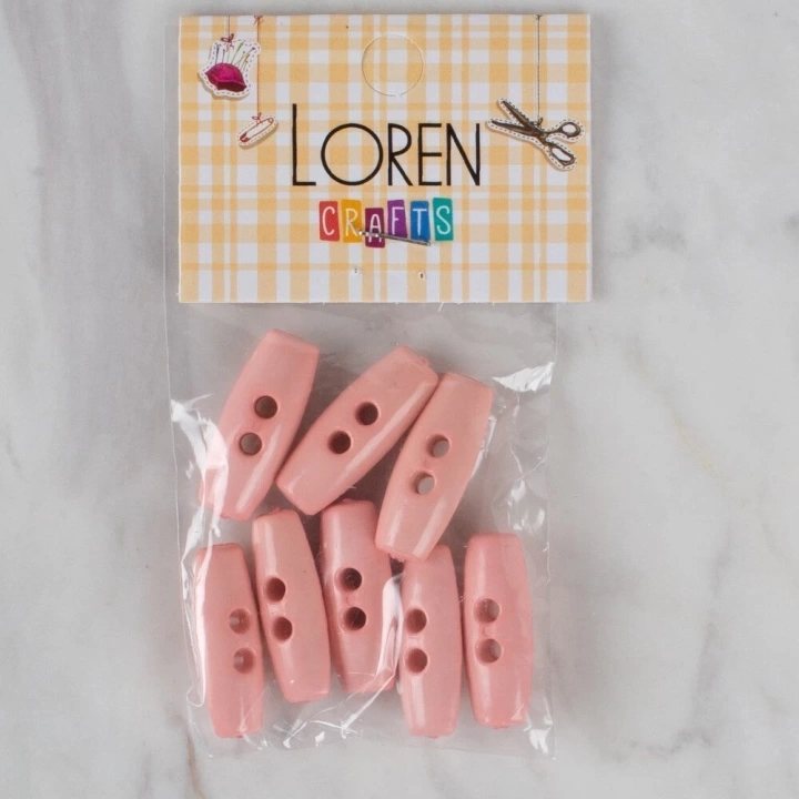 BFS  Crafts pembe 8 li çoban düğmesi - 72