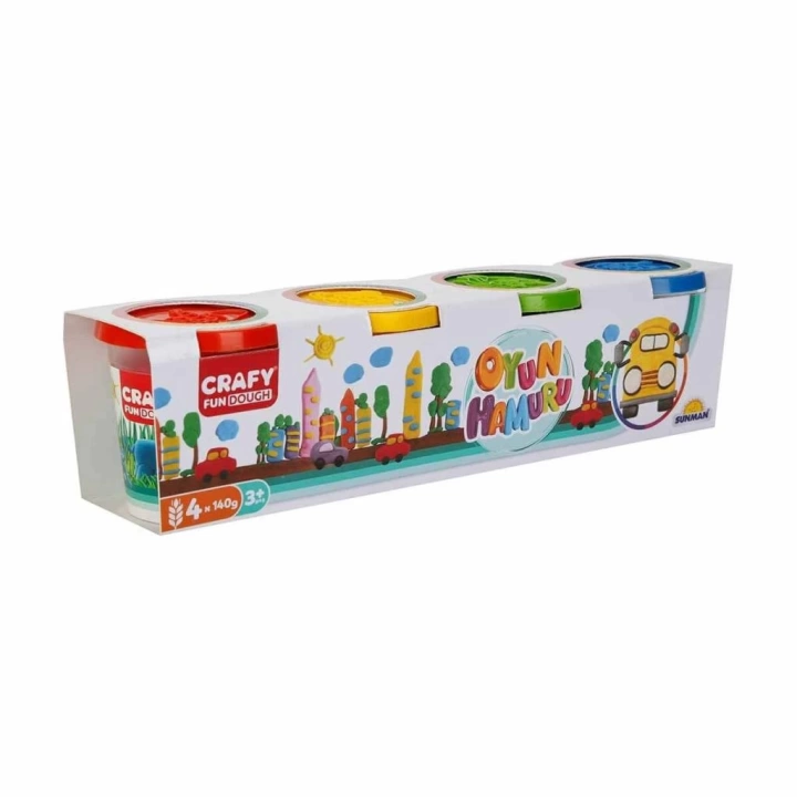 BFS   Crafy 4lü Oyun Hamuru 520 Gr.