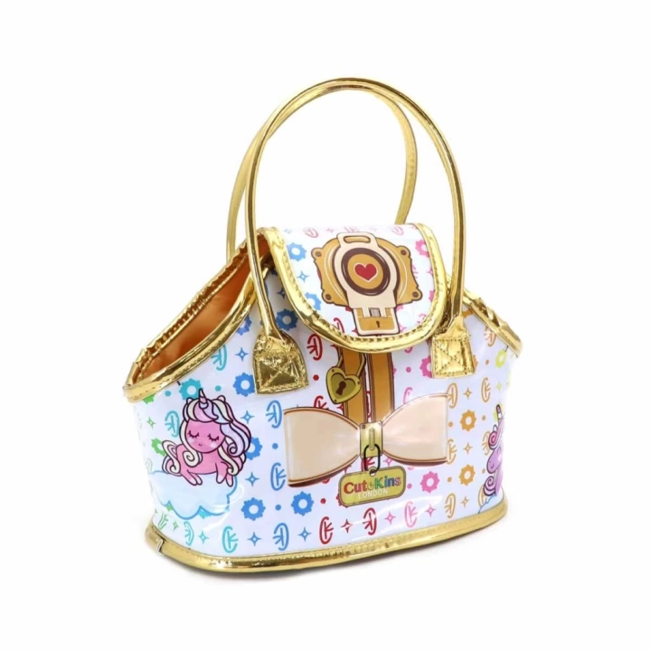 BFS   Cutekins Taşıma Çantalı Peluş Unicorn Lou Lou