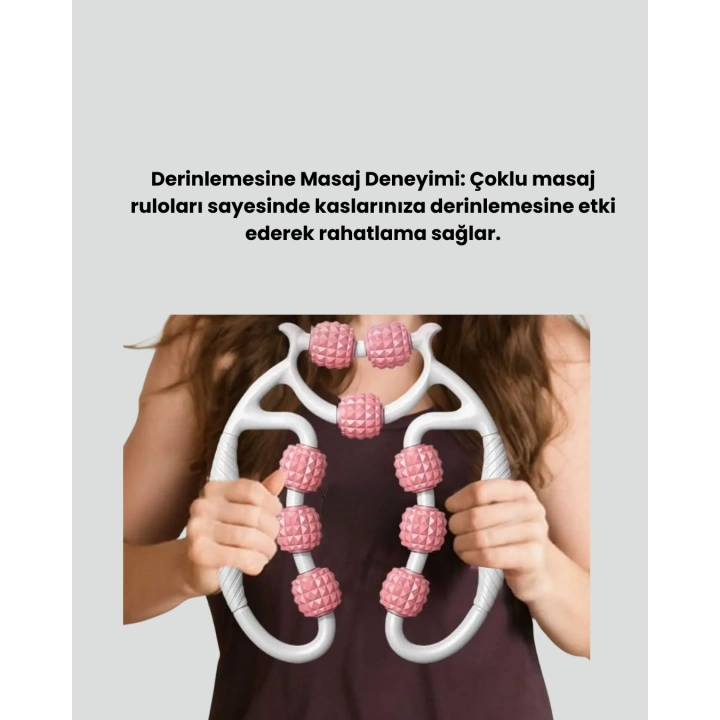 BFS Dayanıklı Plastik Kas Masaj Rulosu Selülit Karşıtı