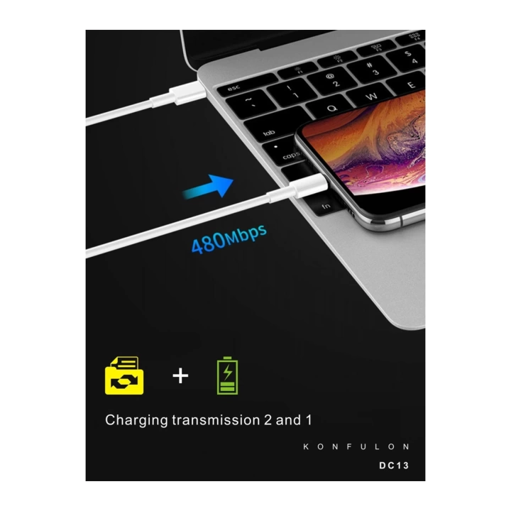 BFS DC13 1M 20W Type-C to Lightning Kablo iphone Uyumlu