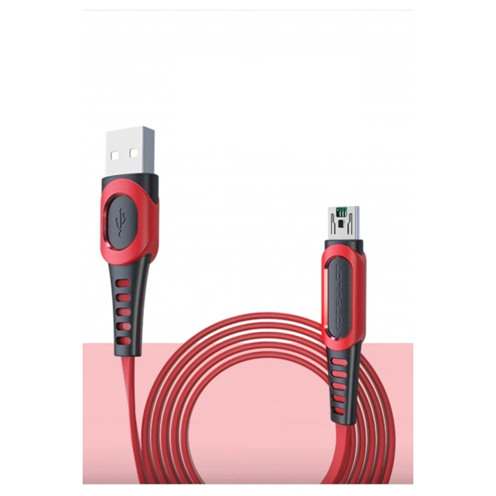 BFS DC24 Micro USB Kablo 1.2M 4A - Kırmızı