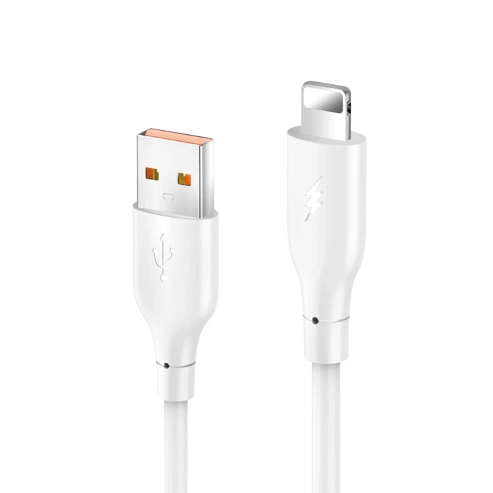 BFS DC64 USB to Lightning 1M 3.0A Hızlı Şarj Kablo - Beyaz