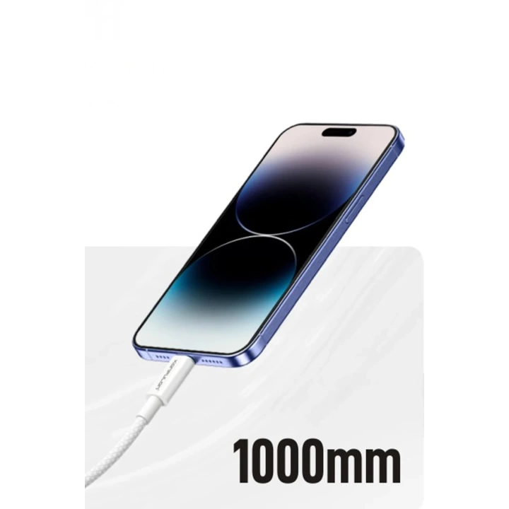 BFS DC79 1M 3A USB to Lightning Hızlı Şarj Kablo - Beyaz