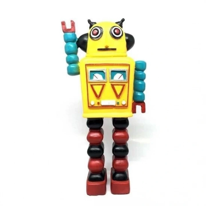 BFS  Decotown Nostaljik Sevimli Uzaylı Robot Şeklinde Figür Biblo